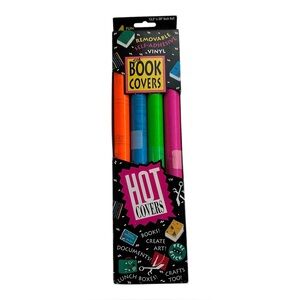 Vintage 90s Hot Covers Book Covers Neon Removable Vinyl Self Adhesive Kittrich